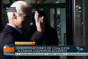 Seguirán gobernando Alemania Ángela Merker y socialdemócratas