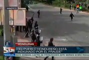 Estudiantes de Honduras toman las calles para exigir recuento de votos