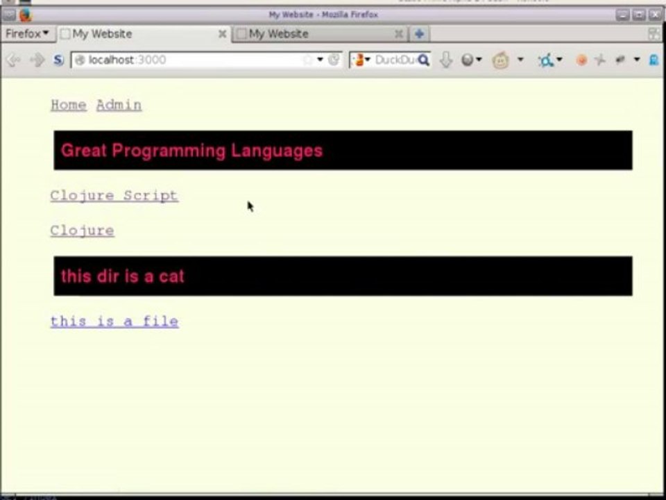 (High Resolution) Static Prime: A static website editor and server written in Clojure and ClojureScript.