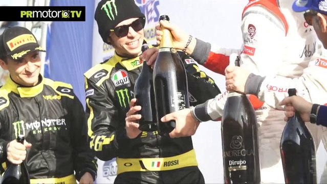 Valentino Rossi en acción en el Monza Rally Show a bordo de su Ford Fiesta RS WRC - PRMotor TV (HD)