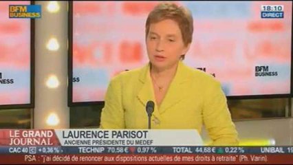 Laurence Parisot, ancienne présidente du MEDEF, dans Le Grand Journal - 27/11 1/4