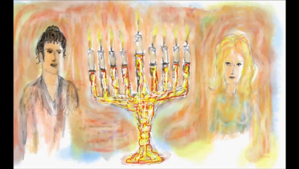 Hanouka - - peinture numérique - digital painting