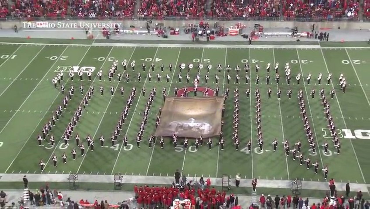 Ohio State University Marching Band Gettysburg Address Performance