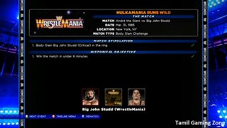 WWE 2K14 - Andre The Giant vs Big John Studd - 30 Years Wrestlemania - Part 1 [HD]