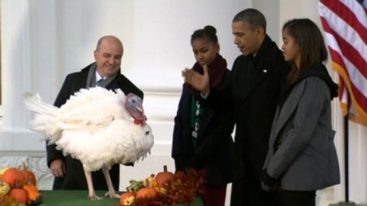 "Popcorn, you have a full reprieve from cranberry sauce and stuffing" - Obama