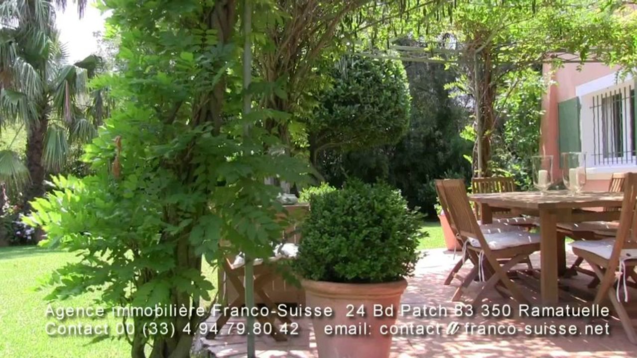 A VENDRE VILLA ROUTE des PLAGES DE PAMPELONNE avec piscine