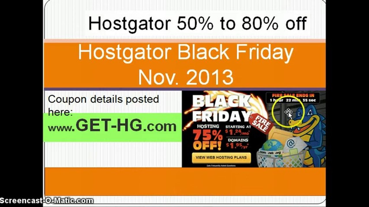 Hostgator Black Friday 2013- How to Maximize Savings