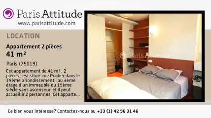 Appartement 1 Chambre à louer - Buttes Chaumont, Paris - Ref. 8905