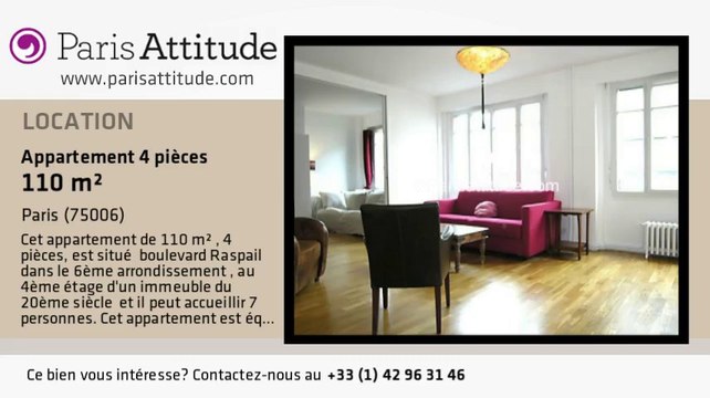 Appartement 3 Chambres à louer - St Placide, Paris - Ref. 7635