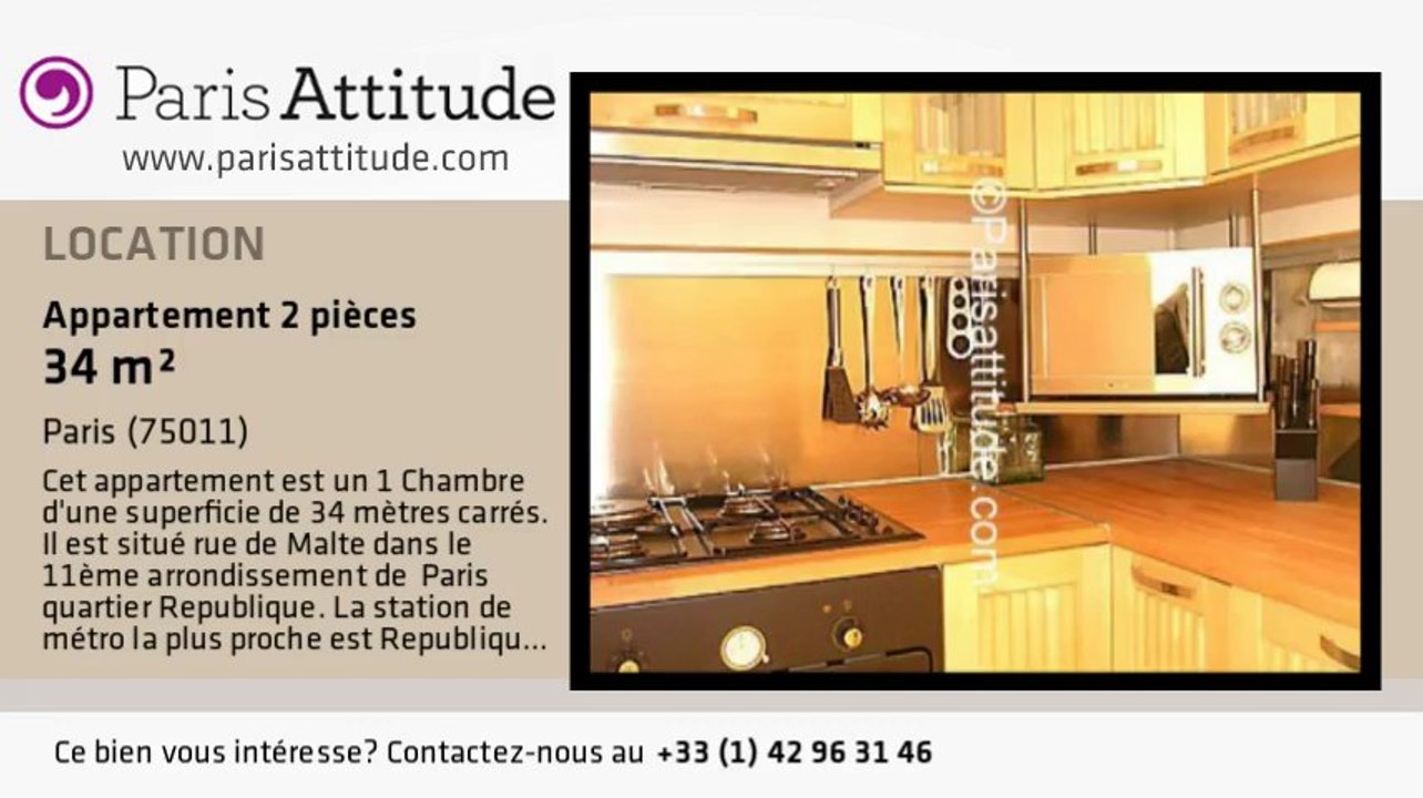 Appartement 1 Chambre à louer - République, Paris - Ref. 1397