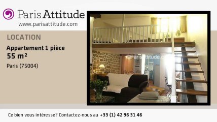 Appartement Alcove Studio à louer - Ile St Louis, Paris - Ref. 1464