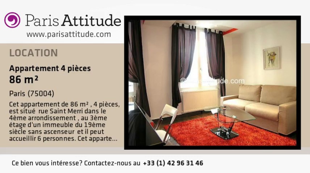 Appartement 3 Chambres à louer - Centre George Pompidou, Paris - Ref. 5501