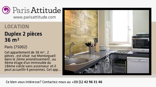 Duplex 1 Chambre à louer - Montorgueil, Paris - Ref. 7595