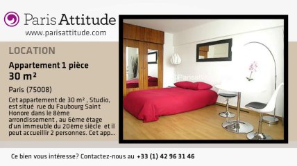 Appartement Studio à louer - Miromesnil, Paris - Ref. 6898