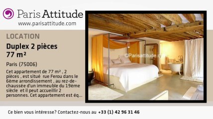 Duplex 1 Chambre à louer - Jardin du Luxembourg, Paris - Ref. 3051