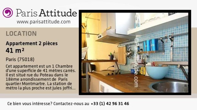 Appartement 1 Chambre à louer - Jules Joffrin - Mairie du 18ème, Paris - Ref. 2862