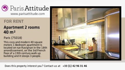 1 Bedroom Apartment for rent - Montmartre, Paris - Ref. 2634