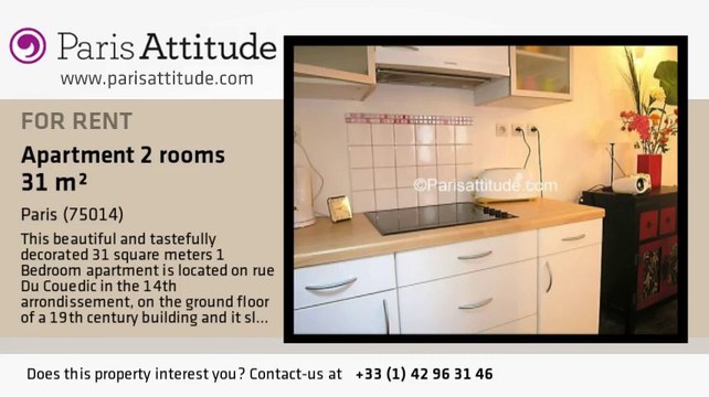 1 Bedroom Duplex for rent - Alésia, Paris - Ref. 2873