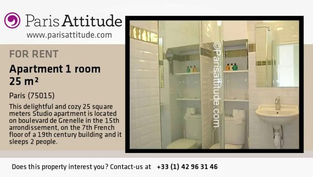 Studio Apartment for rent - Motte Piquet Grenelle, Paris - Ref. 2333