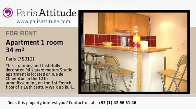 Studio Apartment for rent - Ledru-Rollin, Paris - Ref. 2657