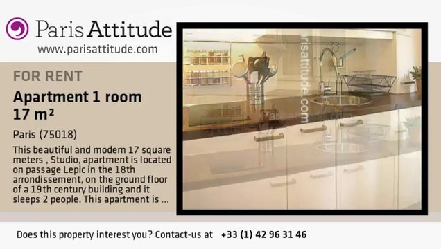 Studio Apartment for rent - Montmartre, Paris - Ref. 6684