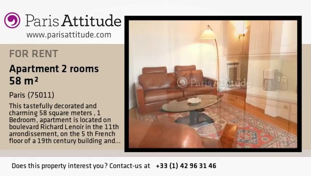 1 Bedroom Apartment for rent - Bastille, Paris - Ref. 7818