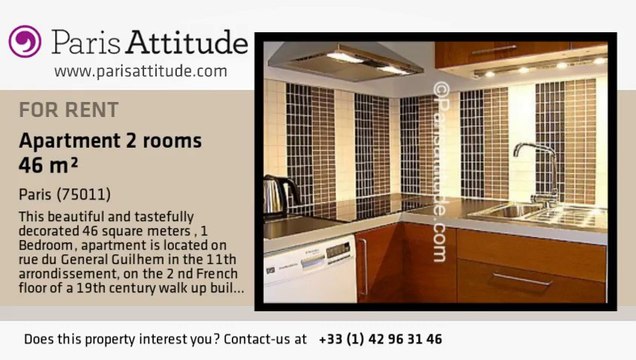 1 Bedroom Apartment for rent - Parmentier, Paris - Ref. 5203