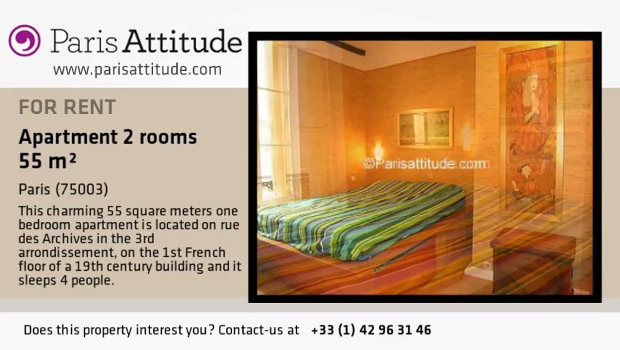 1 Bedroom Apartment for rent - Temple, Paris - Ref. 1530