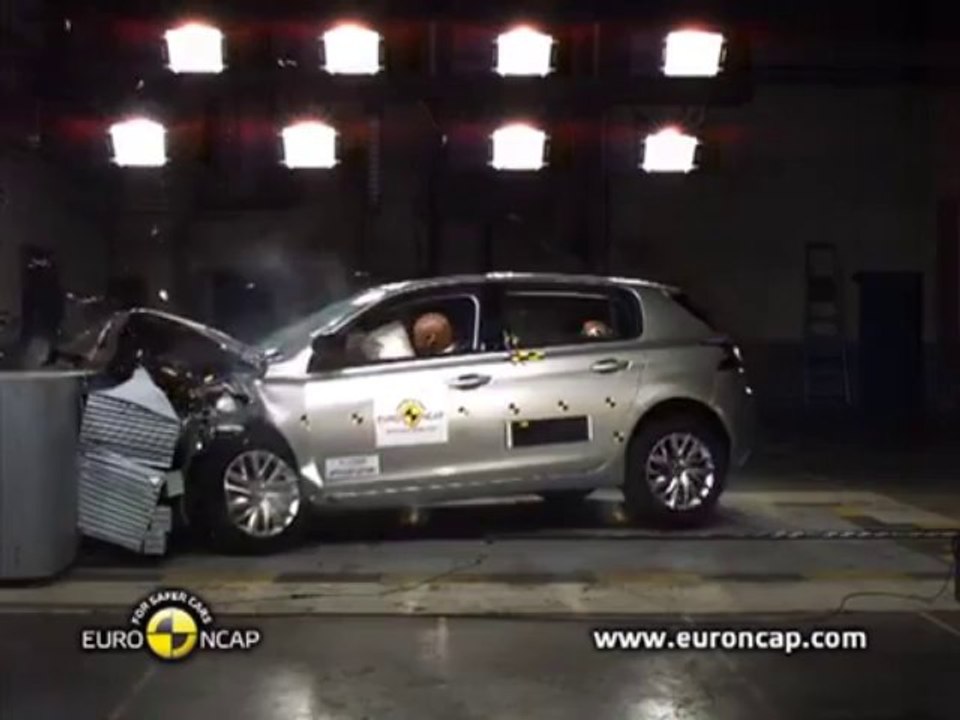 Peugeot 308 - Crash Test Euro NCAP - 2013 ( www.feline.cc )