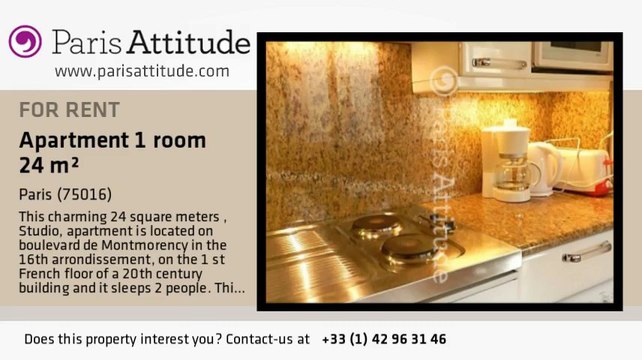 Studio Apartment for rent - Jasmin, Paris - Ref. 8119