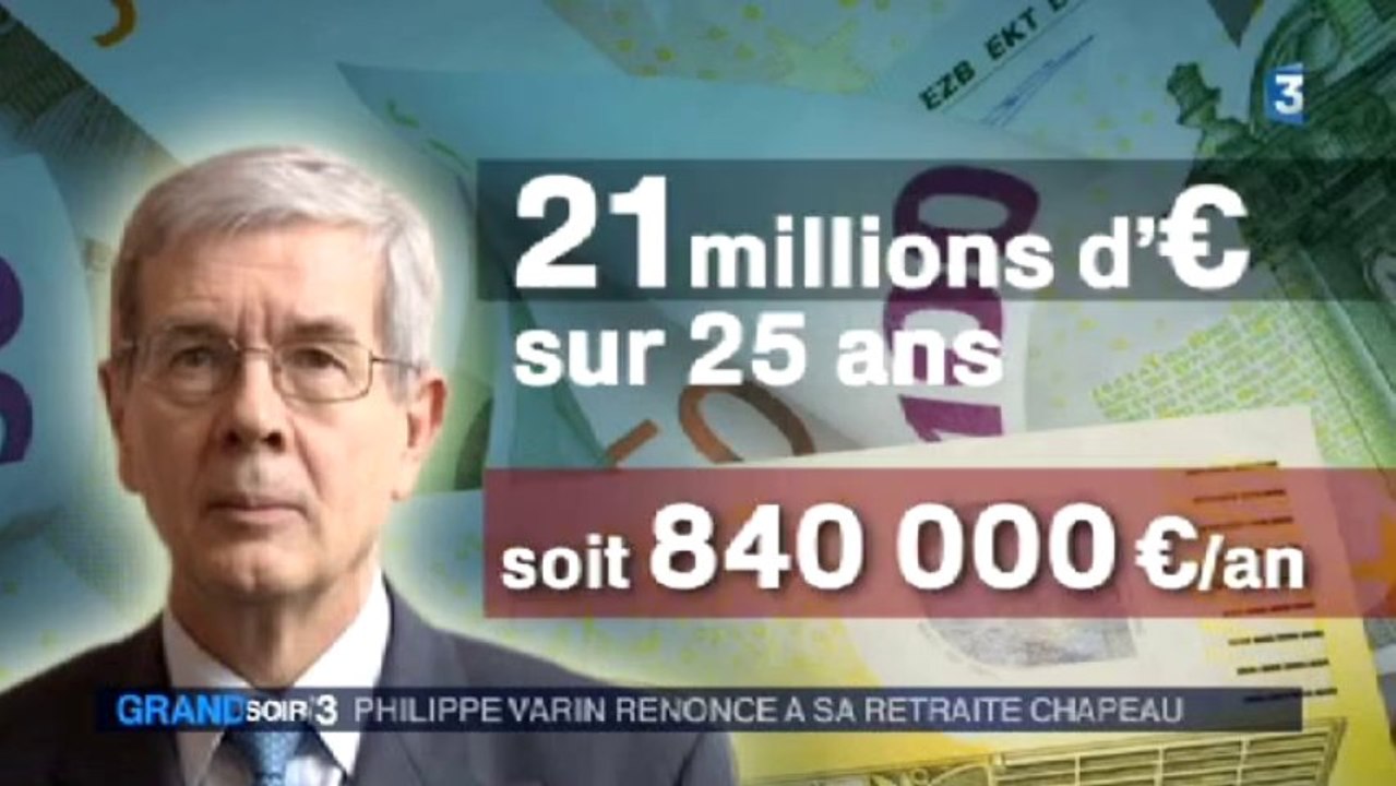 Philippe Varin renonce à sa retraite chapeau