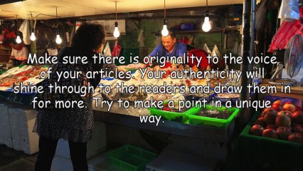 You Can Do Article Submission By Following These Tips