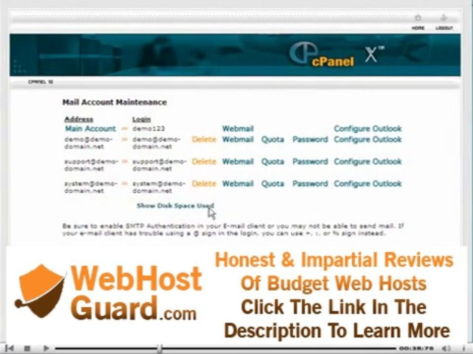 X Skin Creating Email Account on Cpanel Adult-Hosting.com