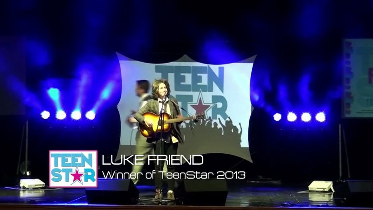 TeenStar Singing Competition 2013 Winner Luke Friend (performing at the O2)