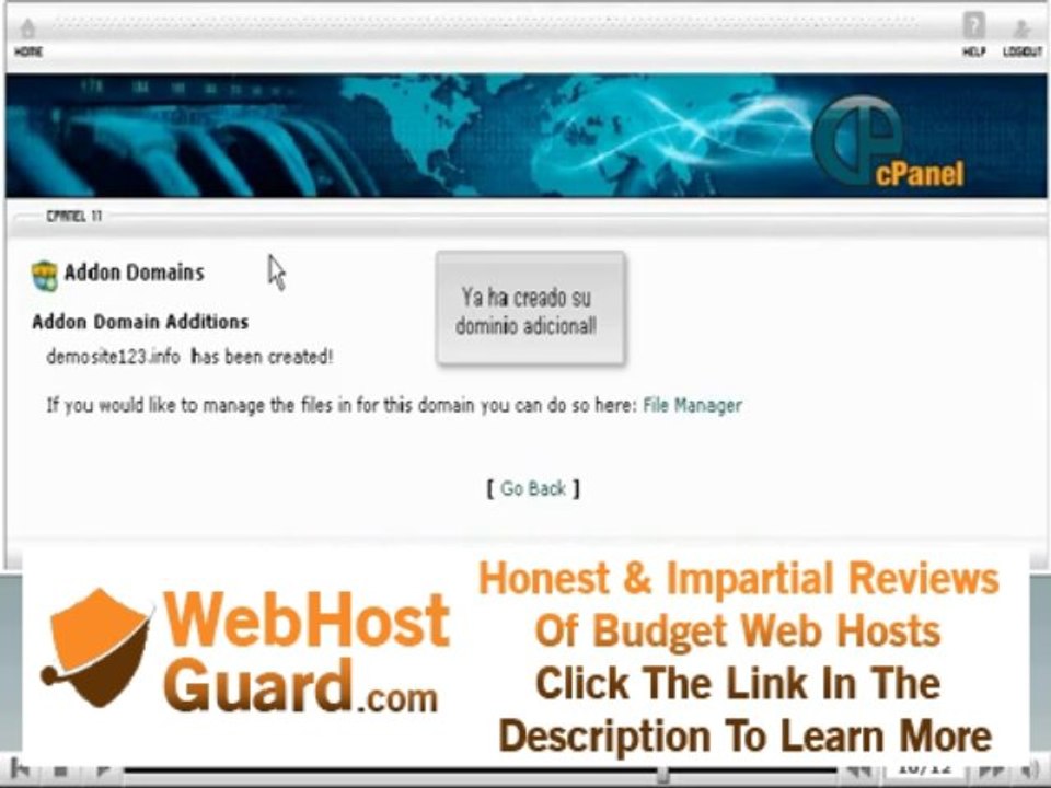 Como añadir un dominio a tu hosting multidominio con Cpanel - Nexohosting