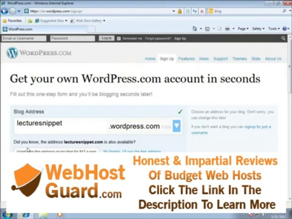 Wordpress 3 Essentials Lesson 2 - Hosting the Website