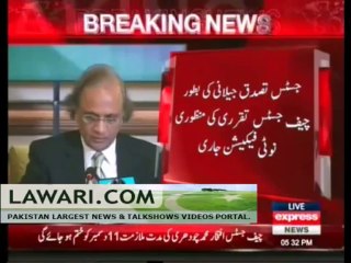 PM Sharif appoints Justice Tassaduq as new Chief Justice of Supreme Court