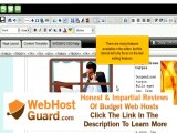 Web Hosting - Editing and formatting text with RV Sitebuilder from www.oryon.net