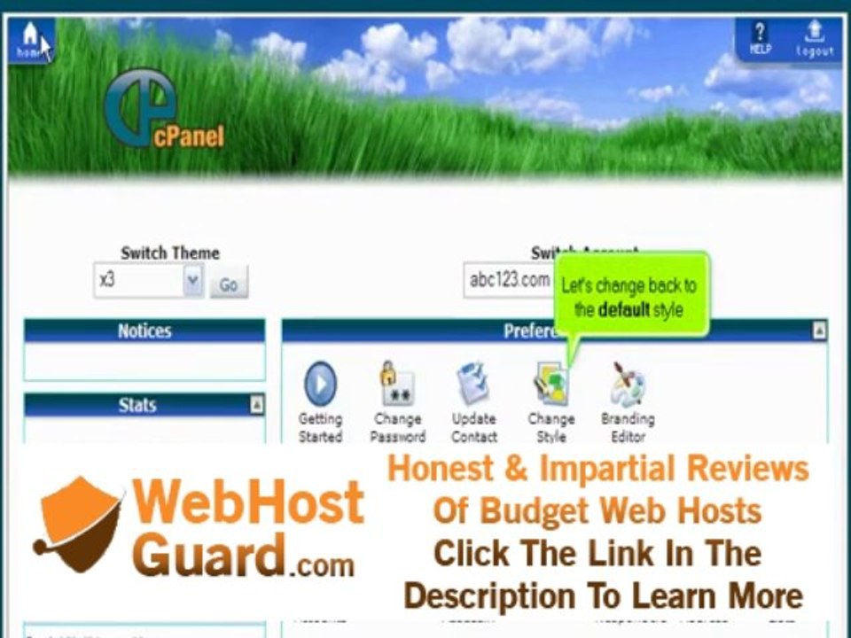 How To Change Your cPanel Style/Theme | Website Hosting Tutorial