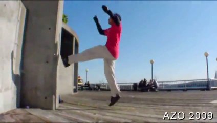 The boss of PARKOURS! Amazing stunt man...