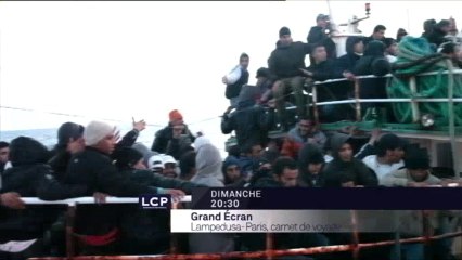 B.A. Grand Ecran - Lampedusa-Paris, carnet de voyage