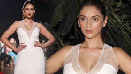 Aditi Rao Hydari Walks For The Government of Catalonia's Spanish Fashion Show !