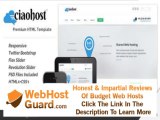Preview Ciaohost Responsive Hosting  HTML Template Site Templates - Technology Template Download