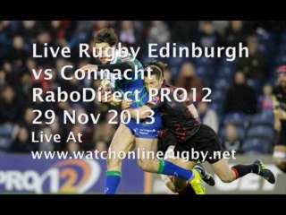 Live Edinburgh vs Connacht Rugby 29 Nov