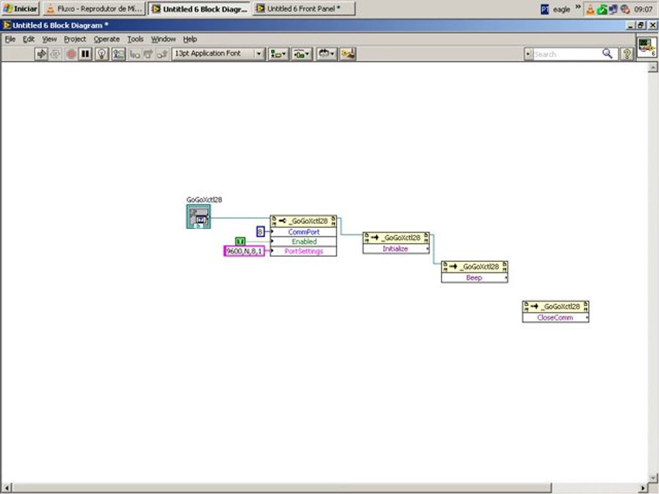 GoGoBoardOcxLabview