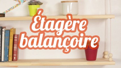 Etagère balançoire en bois