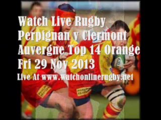 Watch The Perpignan vs Clermont Live Rugby 29 Nov