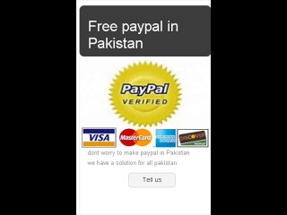 make free paypal account in Pakistan