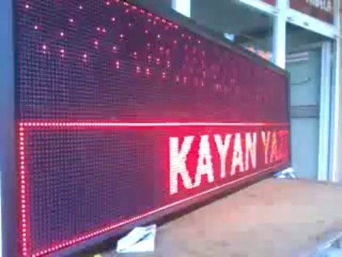 KAYAN YAZI DÜNYA LED REKLAM KONYA 05074848407 AFYON LED TABELA