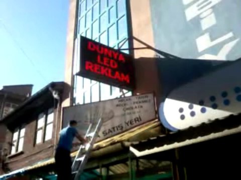 KAYAN YAZI DÜNYA LED REKLAM KONYA 05074848407 AFYON LED TABELA